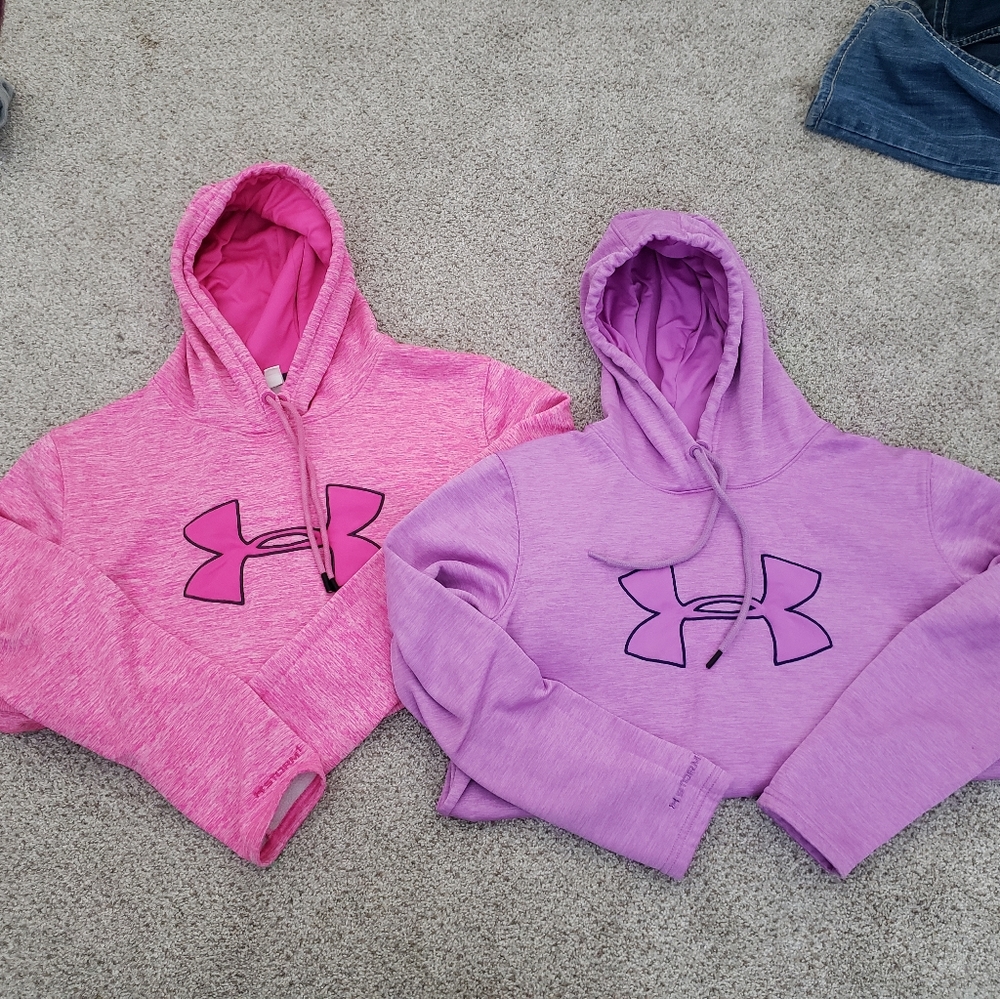 Two Under Armour hoodies!
